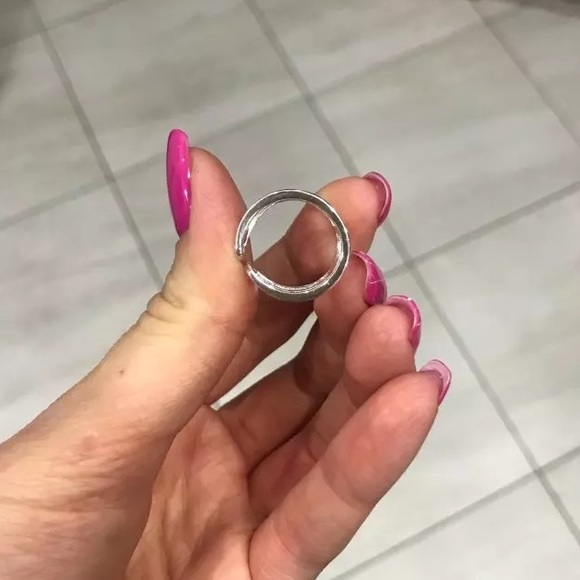 925 Sterling Silver Pave Crystal Multilayer Ring - Picture 9 of 14